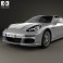 Porsche Panamera Turbo Executive 2014 3d model