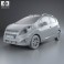 Chevrolet Spark LS 2013 3d model