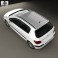 Peugeot 307 5-door hatchback 2001 3d model
