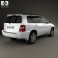 Toyota Highlander (XU20) 2003 3d model