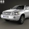 Toyota Highlander (XU20) 2003 3d model