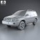 Toyota Highlander (XU20) 2003 3d model