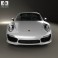 Porsche 911 Carrera (991) Turbo 2012 3d model