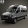 Mercedes-Benz Sprinter Passenger Van CWB HR 2013 3d model