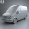 Mercedes-Benz Sprinter Passenger Van CWB HR 2013 3d model