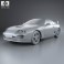 Toyota Supra 1993 3d model
