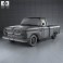 Ford F-100 1966 3d model