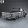 Ford F-100 1966 3d model