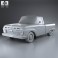 Ford F-100 1966 3d model