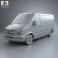 Mercedes-Benz Sprinter Passenger Van CWB SR 2013 3d model