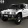 Toyota Mega Cruiser 1996 3d model