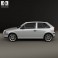 Volkswagen Gol 3-door 2003 3d model