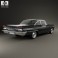 Pontiac Ventura coupe 1960 3d model
