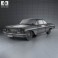 Pontiac Ventura coupe 1960 3d model