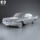 Pontiac Ventura coupe 1960 3d model