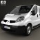 Renault Trafic Passenger Van LWB 2010 3d model
