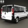 Renault Trafic Passenger Van LWB 2010 3d model
