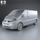 Renault Trafic Passenger Van LWB 2010 3d model