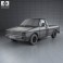Volkswagen Caddy (Type 14) 1982 3d model