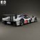 Peugeot 908 hybrid4 2012 3d model