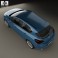 Vauxhall Astra 5-door hatchback 2012 3d model