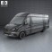 Mercedes-Benz Sprinter Panel Van ELWB HR 2013 3d model