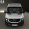 Mercedes-Benz Sprinter Panel Van ELWB HR 2013 3d model