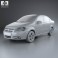 Chevrolet Aveo (T250) sedan 2006 3d model
