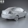 Chevrolet Aveo (T250) sedan 2006 3d model