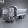 Mercedes-Benz Axor Tipper Truck 2005 3d model