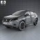 Lexus RX hybrid 2009 3d model