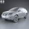 Lexus RX hybrid 2009 3d model