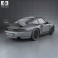 Porsche 911 Carrera RS Clubsport (993) 1995 3d model