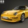 Porsche 911 Carrera RS Clubsport (993) 1995 3d model