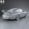 Porsche 911 Carrera RS Clubsport (993) 1995 3d model