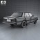 Toyota Crown (S110) Super Saloon 1982 3d model