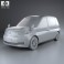 Toyota JPN Taxi 2013 3d model