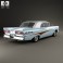Ford Fairlane 500 Sunliner 1958 3d model