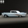 Ford Fairlane 500 Sunliner 1958 3d model