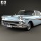 Ford Fairlane 500 Sunliner 1958 3d model