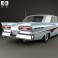 Ford Fairlane 500 Sunliner 1958 3d model