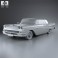 Ford Fairlane 500 Sunliner 1958 3d model