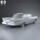Ford Fairlane 500 Sunliner 1958 3d model