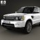 Land Rover Range Rover Sport 2009 3d model