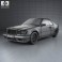 Mercedes-Benz E-class AMG widebody coupe 1988 3d model