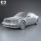 Mercedes-Benz E-class AMG widebody coupe 1988 3d model