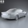 Mercedes-Benz E-class AMG widebody coupe 1988 3d model