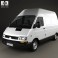 Renault Trafic Panel Van HR 1995 3d model