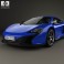 McLaren 650S coupe 2014 3d model