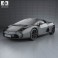 Lamborghini 5-95 Zagato 2014 3d model